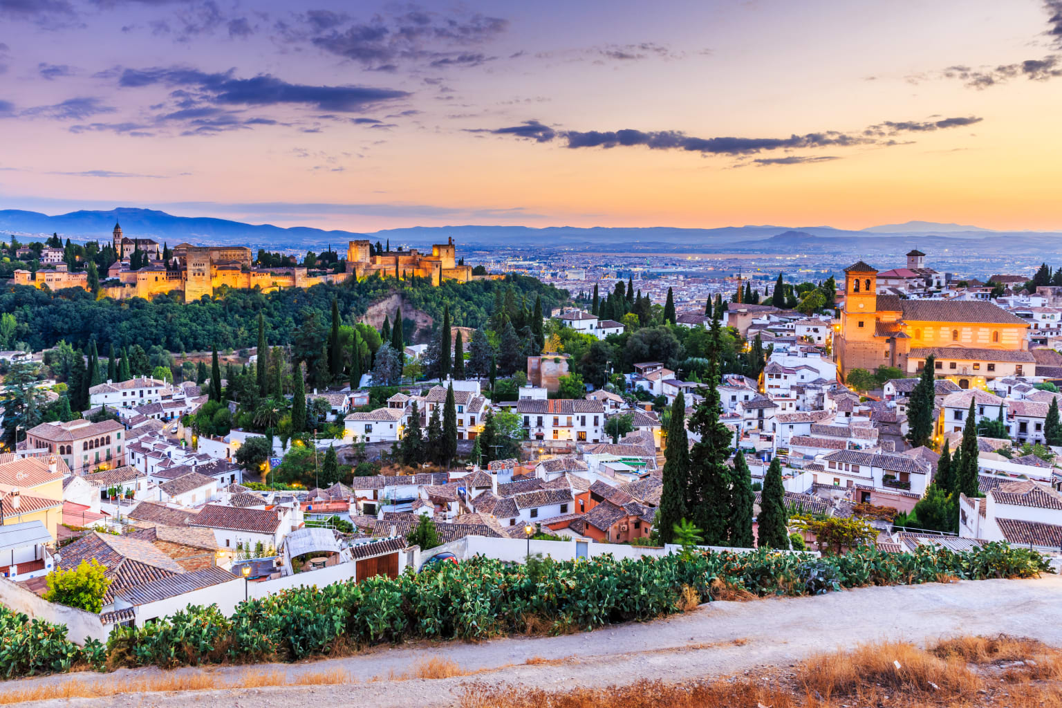 Granada city view.