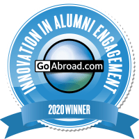 GoAbroad Innovation in Alumni Engagement logo.