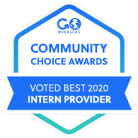 Go Overseas Community Choice Awards: Voted Best 2020 Intern Provider.