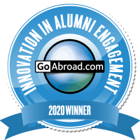GoAbroad Innovation in Alumni Engagement logo.