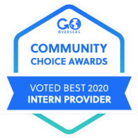 Go Overseas Community Choice Awards: Voted Best 2020 Intern Provider.