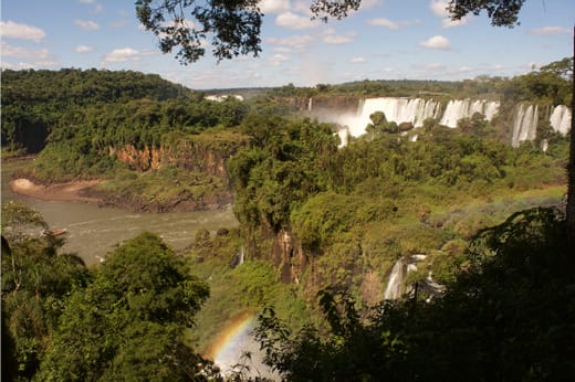 Iguazu Falls in Buenos Aires, Argentina.