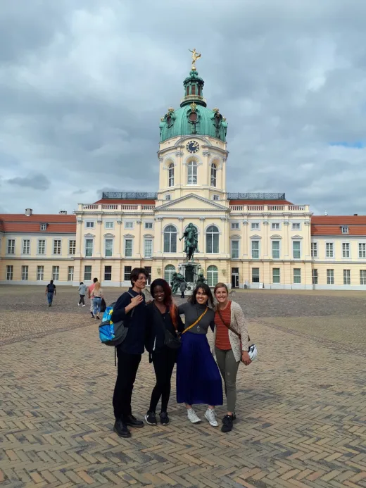 A group of students in Berlin.