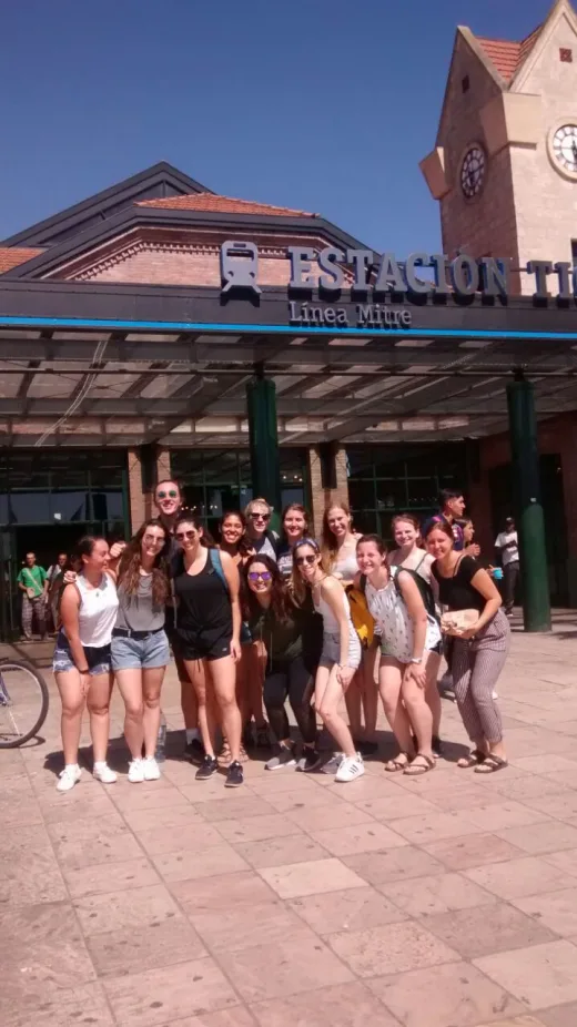 A group of students in Argentina.