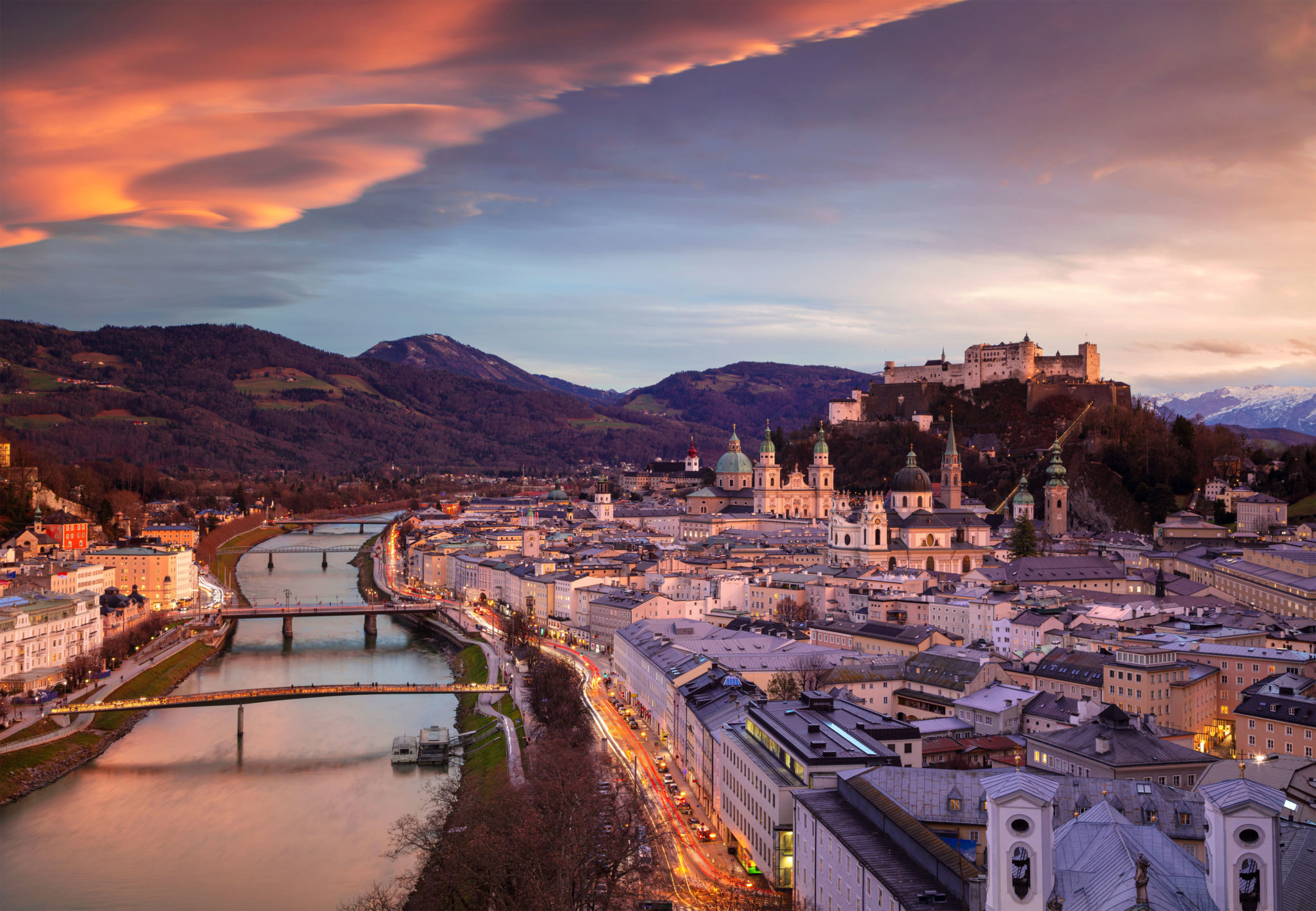 A view of Salzburg, Austria