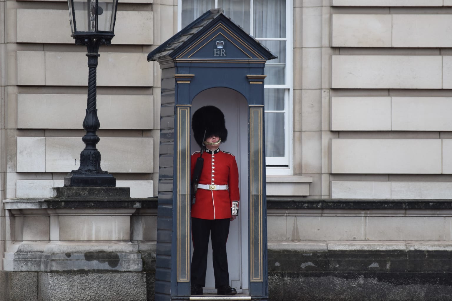 A royal guard in London, England.