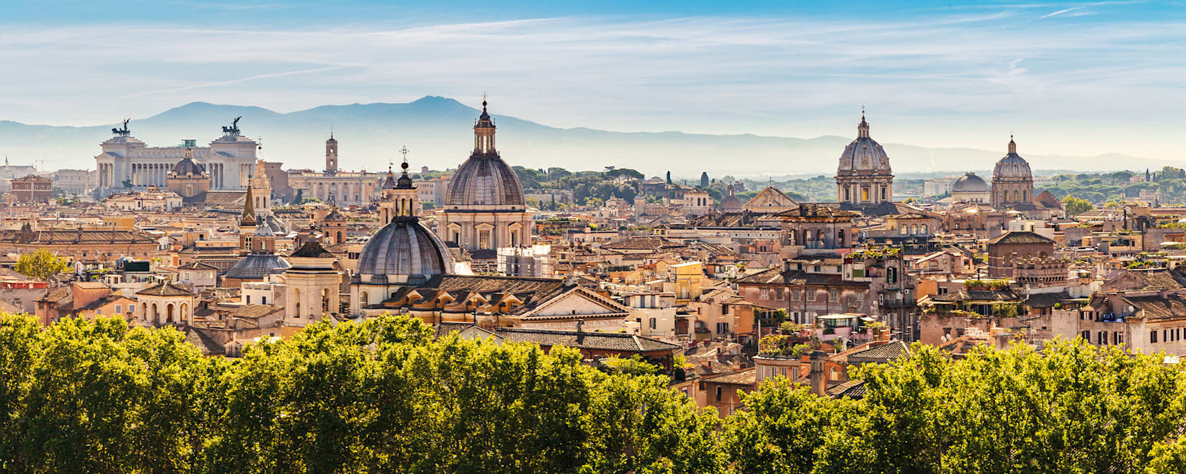 Rome, Italy, skyline.