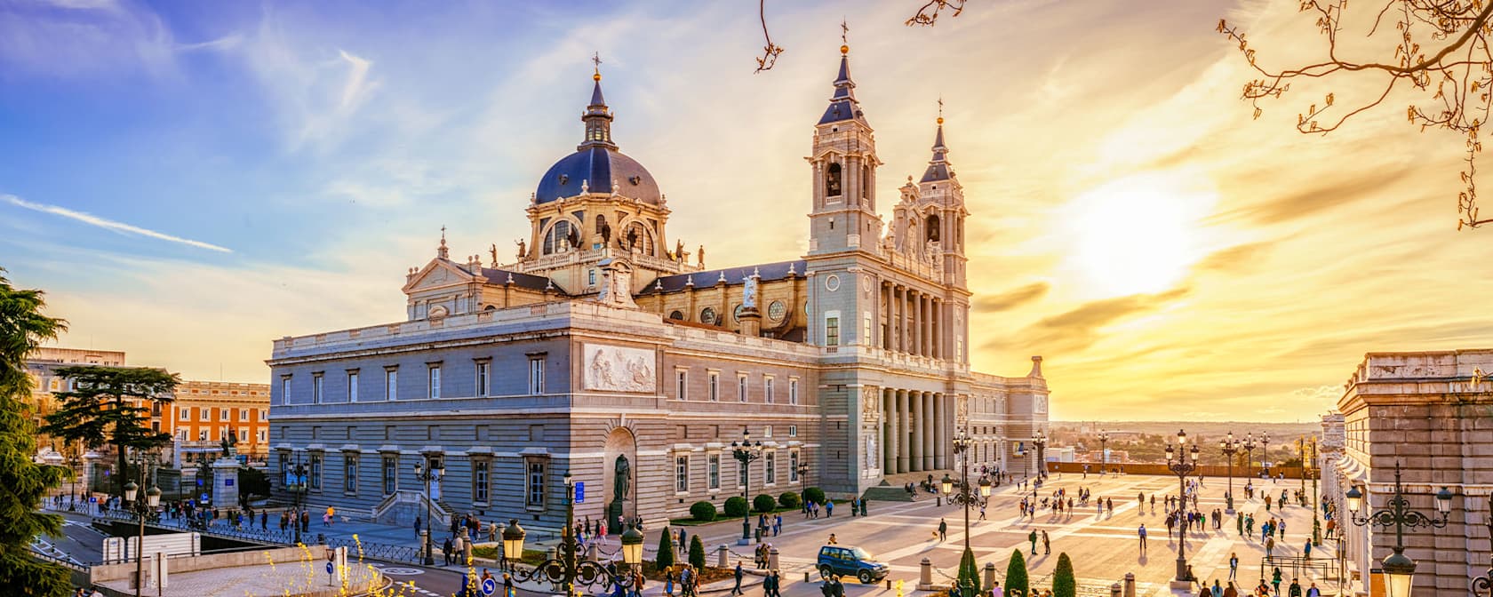 Cathedral of Madrid, Spain.