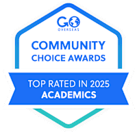 Go Overseas Community Choice Award: Top Rated in 2025 for Academics.