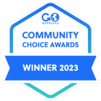 GoOverseas.com Community Choice Award Winner 2023.