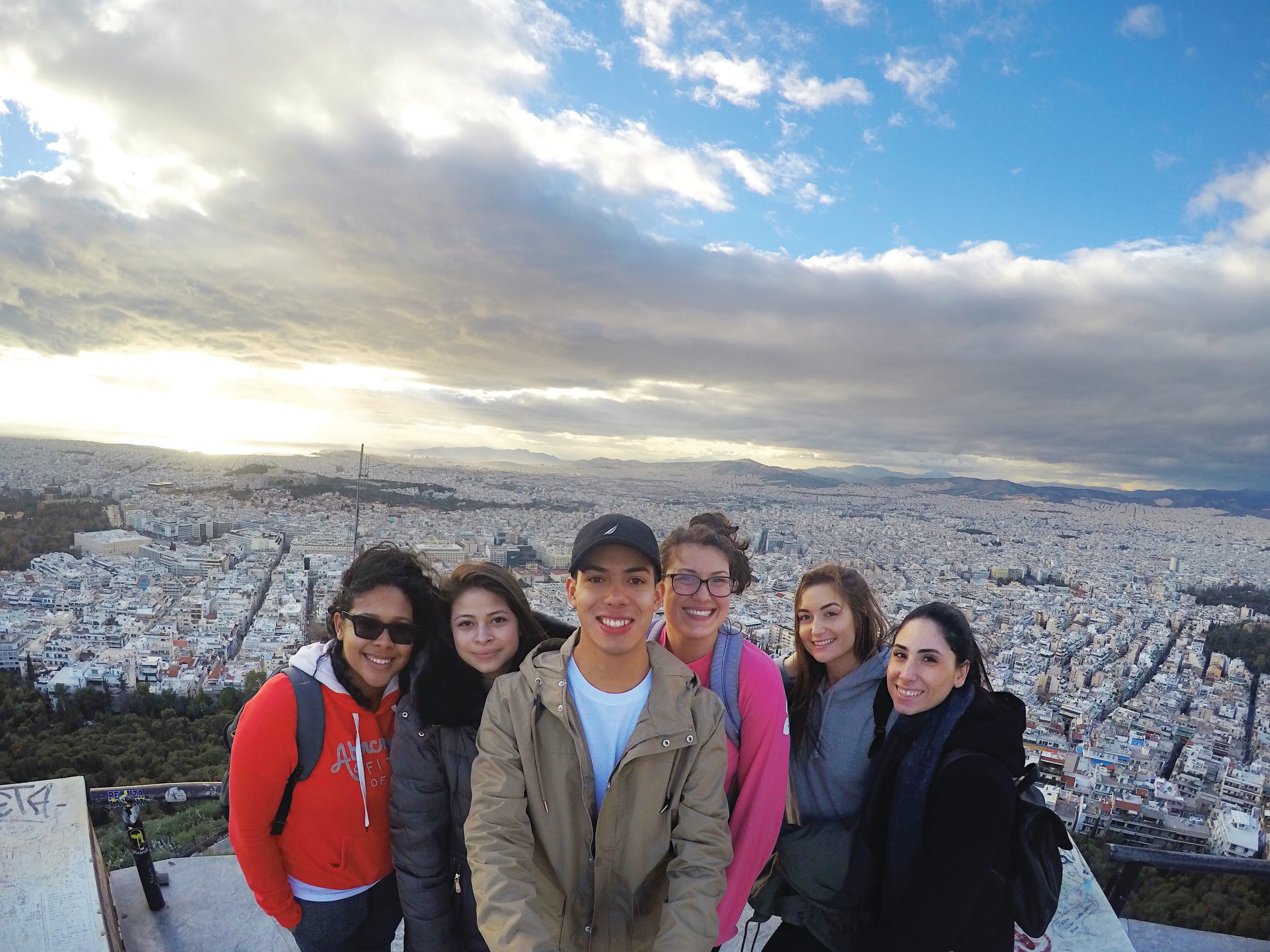 AIFS Abroad students in Athens, Greece.