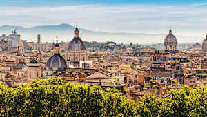 A view of Rome, Italy.