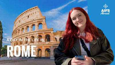 AIFS Abroad video - Cat in Rome.