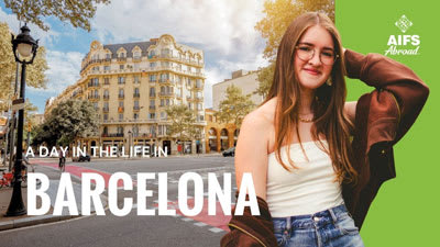 AIFS Abroad video - Sophie in Barcelona.