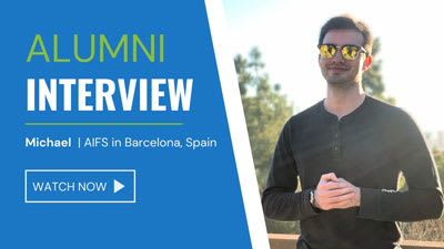 Video: Q&A with Michael | Meet an Alum | AIFS Abroad in Barcelona, Spain .