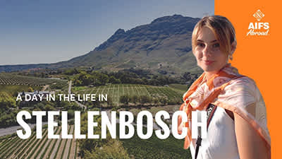 Isabelle in Stellenbosch, South Africa