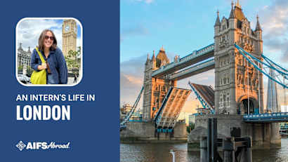 AIFS Abroad student Sydney's London video.