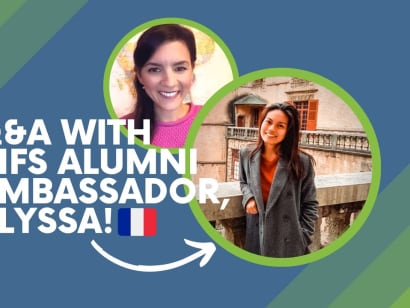 Q&A with AIFS Study Abroad in Grenoble Alum, Alyssa | Instagram Live Recording.