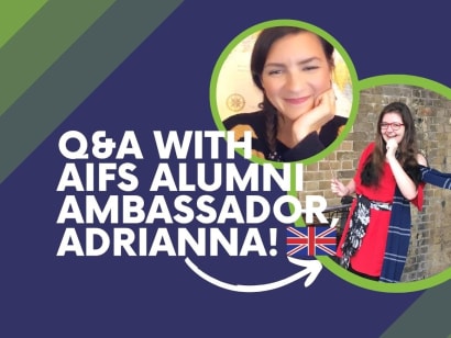 Q&A with AIFS Study Abroad in London Alum, Adrianna | Instagram Live Recording.