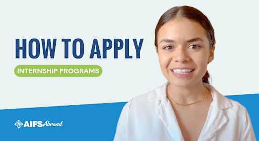 How to apply for an AIFS Abroad internship - video.