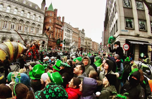 A parade in Limerick, Ireland.