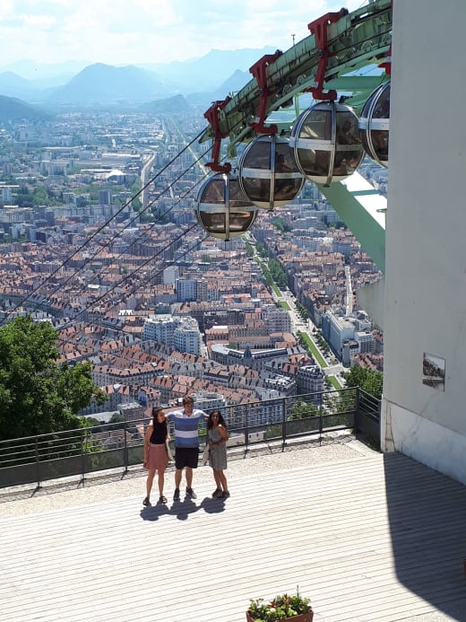 AIFS Abroad students in Grenoble, France.