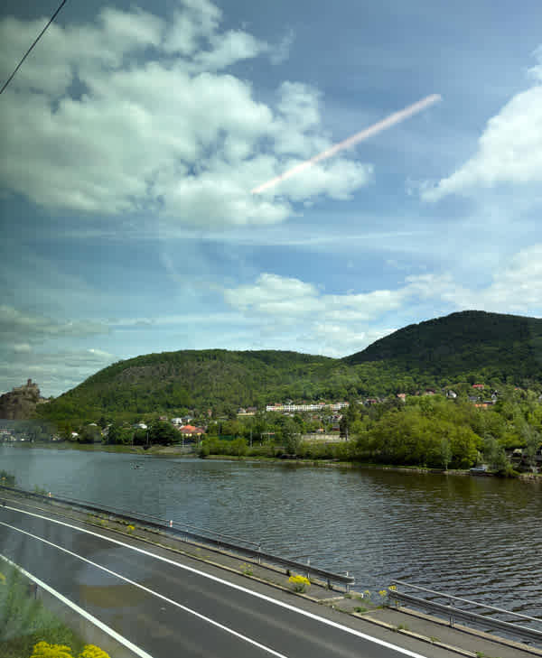 AIFS Abroad participant's view from a train.
