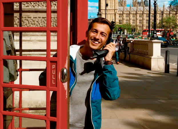 AIFS Abroad student in London, England.