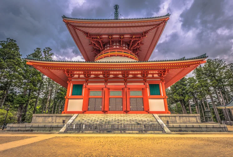 A temple in Koyasan, Japan.