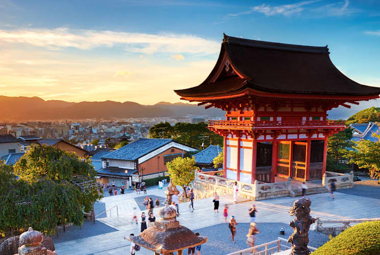 Temple in Kyoto, Japan.