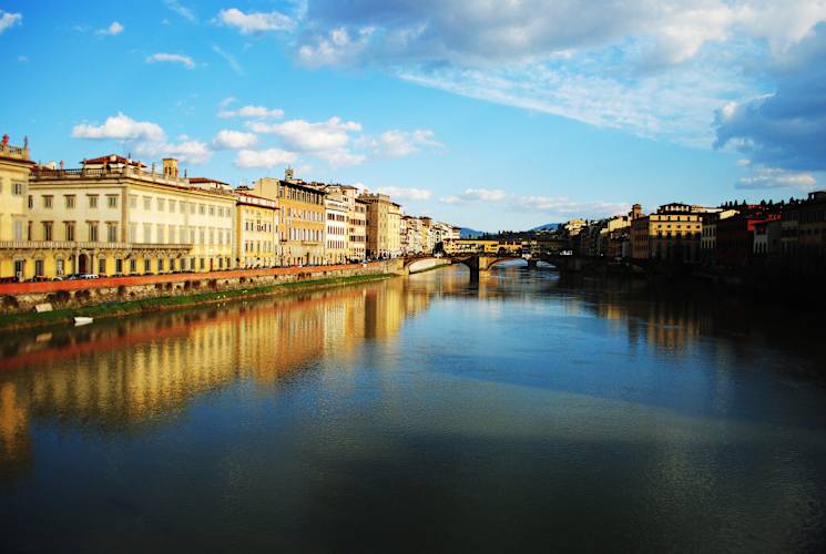 Arno River in Florence, Italy