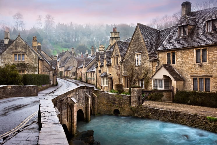The Cotswolds, to the west of London, England.
