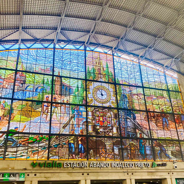 Train station in Spain.