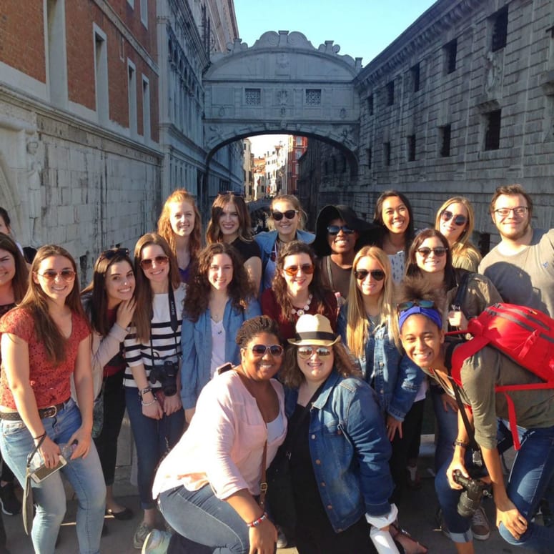 Students in Florence Italy